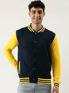 Chaqueta universitaria de lana con logotipo personalizado de estilo novedoso para hombre, chaqueta Bomber de béisbol universitaria con cierre de botones y bolsillos interiores Letterman - Product Image 6