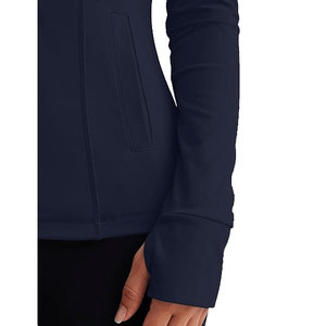 Chaqueta de Yoga de Alta Calidad para Mujer, Venta Caliente, Hecha a Medida, Color Sólido, Ropa Deportiva, Talla Grande, Elegante y Moderna - Product Image 5