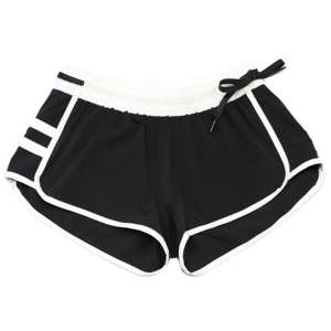 Color sólido al por mayor logotipo personalizado mujeres pantalones cortos verano playa pantalones cortos correr deportes pantalones cortos - Product Image 1