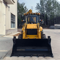 Pour 388-II petite chargeuse sur pneus certifiée CE économique 4x4 4 tonnes EPA chargeur de moteur avec chargeuse-pelleteuse à moteur à noyau compact