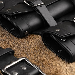 ที่ใส่ดาบหนังสำหรับนักสะสมและผู้ที่ชื่นชอบสายเข็มขัดแบบปรับได้สำหรับการฟันดาบ - Product Image 4