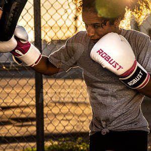 Gants de boxe professionnels gagnants de haute qualité en cuir PVC fabriqués neufs au prix de gros - Product Image 3