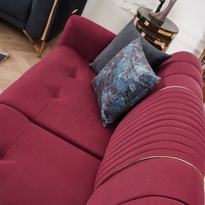 Hotel Lounge Sofa Chesterfield Luxury Button Tufted Movable Backrest Space Saving Living Room Leather Velvet Turkish Furniture - Product Image 5