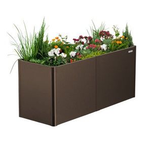 Accessoires de jardin Boîte à fleurs Extra Large Rectangle Intérieur Pot à plantes Pot à fleurs Conteneurs - Product Image 5