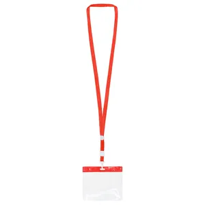 Lanière personnalisée en polyester avec porte-badge Torsten, gadgets personnalisés - Product Image 3