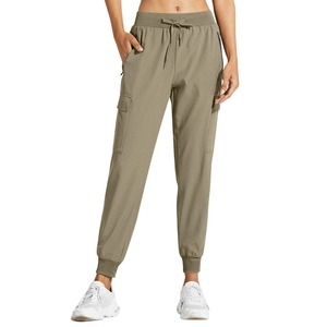 Femmes été couleur unie vêtements de travail course lente séchage rapide randonnée pantalon sport cargo pantalon femmes tendance 2025 - Product Image 1