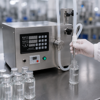 Pompe de remplissage électrique pour bouteilles en verre, petite machine de remplissage semi-automatique pour liquides, facile à utiliser, pour les aliments et les boissons