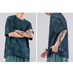 T-shirt homme à manches courtes Top Oversized Tshirt Male Hip Hop Streetwear T Shirt - Product Image 4