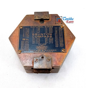 Boussole Brunton nautique solide magnétique à graver Marine Designer Camping Randonnée Cadeau de Noël Boussole - Product Image 2