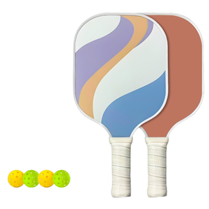 Raquette de pickleball antidérapante standard en fibre de carbone nid d'abeille écologique et durable, la plus vendue, personnalisée, sans bordure de 15 mm pour enfants - Product Image 1