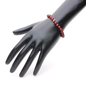 Bracelet en calcédoine brune, pierre astrologique, unisexe - certifié naturel et aux effets positifs - Product Image 4