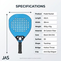 Échantillon de raquette de padel personnalisée en 7-15 jours, fabrication OEM/ODM, vente en gros, fibre de carbone 3K 12K 18K, votre logo, marque privée