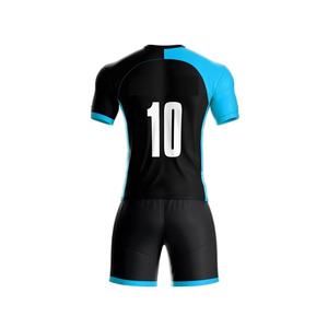 Maillot d'entraînement de football personnalisé personnalisé à manches courtes uniformes de football en tissu polyester - Product Image 6