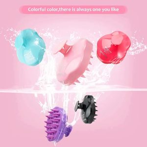 Cepillo Masajeador Exfoliante para Cuero Cabelludo, Uso en Seco/Húmedo, para Lavar el Cabello en la Ducha, 5 Opciones de Color, Sin Logotipo/Diseño Gráfico - Product Image 4