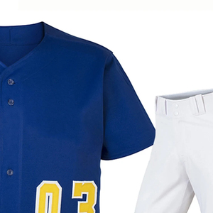 Vente en gros d'uniformes de baseball d'équipe personnalisés entièrement sublimation ensemble d'uniformes de baseball de sport pour hommes vêtements de sport personnalisés uniformes de baseball - Product Image 4