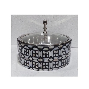 Pot chaud de forme ronde de buffet de nourriture de conception antique - Product Image 4