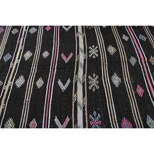 Turkish Rug, Large 5.9x10.8 ft Vintage Rug, <b>Brown</b> Pink Floral <b>Wool</b> Rug - Product Image 5