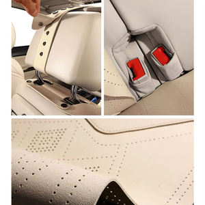 ผ้าคลุมเบาะรถยนต์คุณภาพสูง 3 มม. บางเฉียบ ป้องกันรอยขีดข่วน ป้องกันคราบ สำหรับรถยนต์ Toyota Sienna แบบ 7 ที่นั่ง ทำจากผ้าสแปนเด็กซ์ - Product Image 5