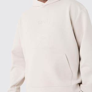 Último estilo Nueva llegada Color sólido Hombres Sudaderas con capucha en relieve Algodón Venta al por mayor Precio razonable Hombres Sudaderas con capucha en relieve - Product Image 1