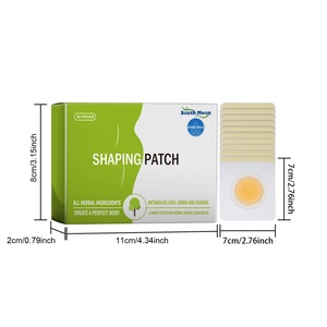 South Moon Health Patch Minceur pour Nombril, Patch Amincissant, Plâtre Minceur pour <span class=keywords><strong>Ventre</strong></span> Gras, Remodelage Corporel, Patch Nombril Amincissant pour Abdomen (pour une utilisation facile) - Product Image 1
