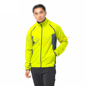 MAXFIT ENTERPRISES Veste d'hiver écologique grande taille pour hommes, tissu en toile imperméable, respirant, coupe-vent avec col montant - Product Image 1