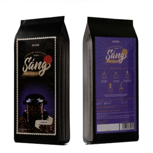 เมล็ดกาแฟอาราบิก้าคั่วเกรด450กรัม, เมล็ดดาร์กช็อกโกแลตคั่วขนาดกลางสำหรับเช้าอย่างอ่อนโยนโดยตรงจากเวียดนาม - Product Image 6