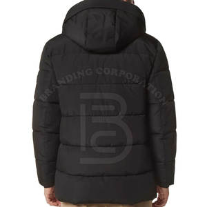 Custom Oversized Hombres Stand Collar Bubble Jacket High Street Style Premium Quality Winter Season Logo Mejor Precio Venta Pakistán - Product Image 2