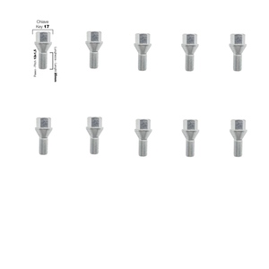 10 tornillos ch.17 12X1.5 l.25mm - Product Image 1