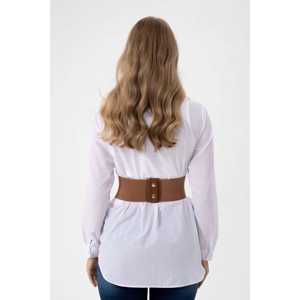 Cinturón Elástico de Moda para Mujer con Detalle de Anillo - Product Image 1