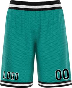 Shorts de basketball unisexes haut de gamme avec patch brodé appliqué, en polyester, pour équipe, logo personnalisé, numéro de joueur, vêtements de sport - Product Image 5