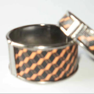 กำไลทองแดงลายอินเดียแบบดั้งเดิมโบราณสำหรับผู้หญิงผู้ชายเครื่องประดับโยคะทางจิตวิญญาณ - Product Image 1