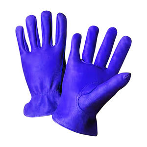 Guantes de conductor de cuero dividido de vaca personalizados de la mejor calidad XL de alta seguridad anticorte antiestático Anti-caliente protección ciclismo pesca - Product Image 2