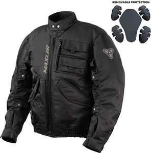 Veste softshell pour moto, pour la conduite urbaine, avec design coupe-vent et imperméable - Product Image 1