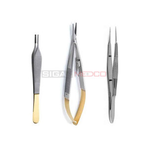 Juego de 14 Piezas de Instrumentos para Blefaroplastia, Cirugía Plástica de Párpados, Acero Inoxidable Alemán de Alta Calidad, Herramientas Quirúrgicas Manuales - Product Image 2