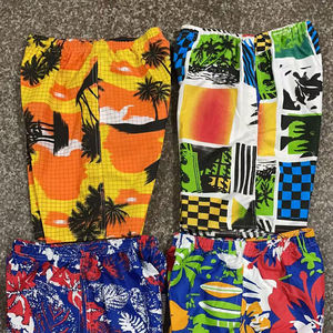 <b>Men's</b> Custom Printed Board Shorts Quick Dry Elastic Waist Casual Swim <b>Trunks</b> with Palm Tree and Coconut Pattern - Product Image 4