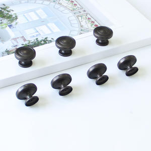 Contemporary Durable Zinc Eco-Friendly Round Cabinet <b>Knob</b> <b>Drawer</b> <b>Pull</b> Handle with Easy Installation for Office Building - Product Image 1