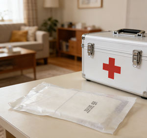 تجمع بين وسادات البطن عالية الامتصاص معقمة ملفوفة بشكل فردي 5 بوصة × 9 بوصة شاش جراحي ماص غير ملتصق بعد العملية - Product Image 4