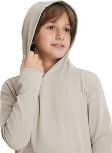 Sudadera con Capucha Ligera para Niños, Estampado Personalizado, para Otoño, con Estilo Urbano Moderno, Tacto Suave, 100% Poliéster Ecológico - Product Image 4