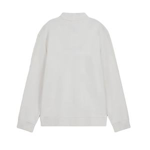 2025 hiver quart Zip sweat pour hommes personnalisé col montant couleur unie grande taille léger coupe-vent OEM ODM mode - Product Image 6