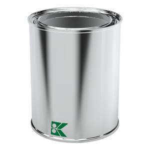 Boîte de conserve cylindrique Margarine Récipient métallique ⌀ 99 x H124 mm 1 lt - Product Image 1