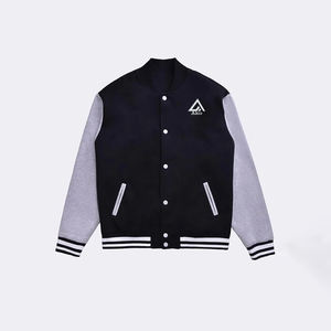 Blousons de moto unisexes OEM de haute qualité à marque privée, en laine/polyester, col montant, à capuche, respirants, taille américaine, vierges - Product Image 1