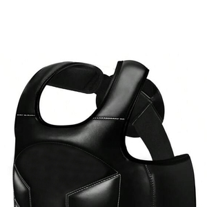 Protège-poitrine de boxe de taille réglable en cuir Offre Spéciale 2024 avec logo personnalisé protecteur et durable fabriqué au Pakistan - Product Image 4