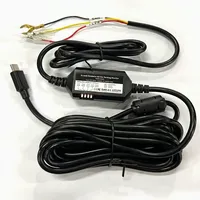Ferritkern-Dashcam-Hardwire-Kit für alle Fahrzeuge mit ACC-Abwärtswandler, Zeitraffer-Aufnahme und 4-stufigem Spannungsschutz