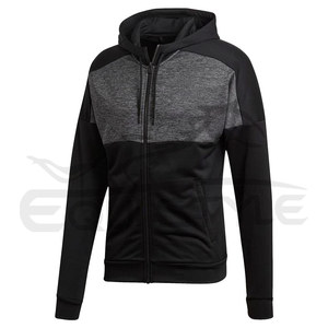 Ensemble de survêtements noir et gris en vrac costume de jogging à capuche pour hommes avec logo personnalisé fournisseur de vêtements de sport OEM combinaisons d'entraînement de gymnastique - Product Image 2
