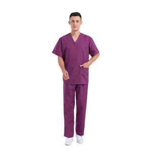 Mode hommes Stretch hôpital gommages uniformes ensembles unisexe pharmacie personnel gommages hauts ensembles uniformes - Product Image 1