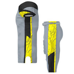 Uniforme de football américain 100 % polyester respirant, dernier design, prix raisonnable, faible MOQ, vêtements de football américain - Product Image 3