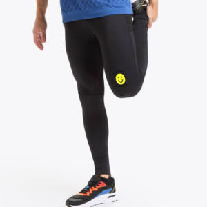 Leggings de sport pour homme en coton/bambou, séchage rapide, antibactérien, élastique, pantalon d'entraînement, leggings de fitness - Product Image 1