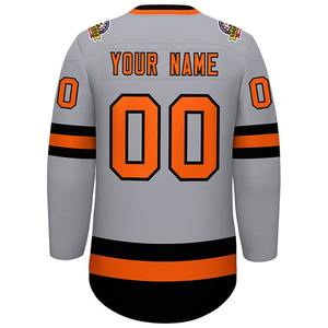 Maillots de hockey sur glace sublimés Maillots de hockey réversibles personnalisés Tackle Twill Cut and Stitch Sewn Hockey Jersey - Product Image 3