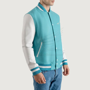 Chaqueta Letterman de Alta Calidad para Hombre, Estilo Urbano, Transpirable, Servicio OEM, Diseño Personalizado, Logotipo Frontal, Nueva Colección de Invierno - Product Image 2