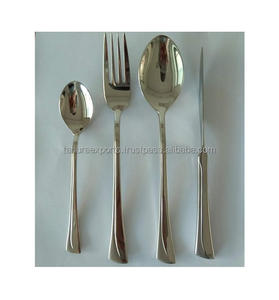 Ensemble de couverts de service couverts en acier inoxydable métallique fini pour la maison et le mariage dans toutes les tailles pour l'exportation - Product Image 1